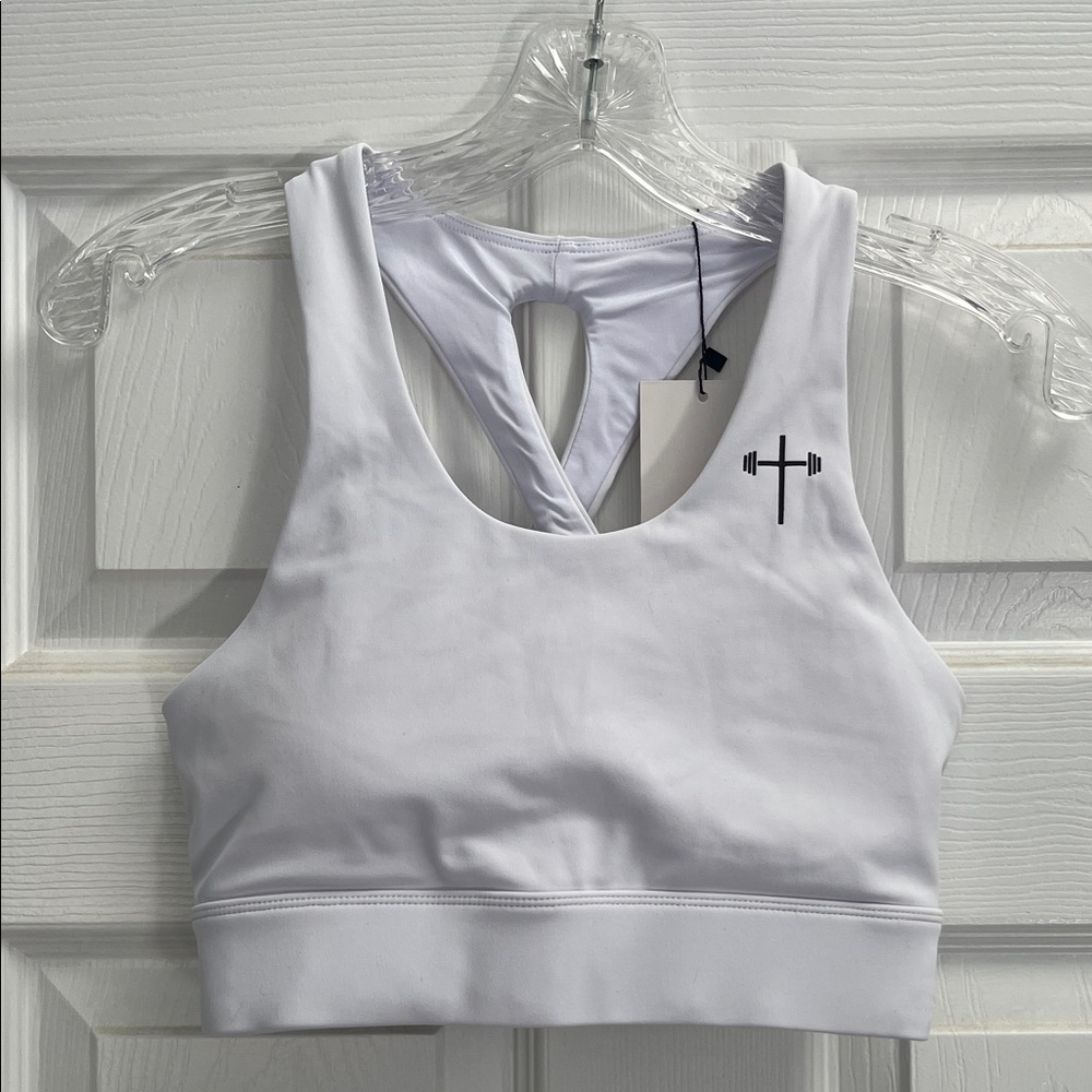 HolStrength White Sports Bra